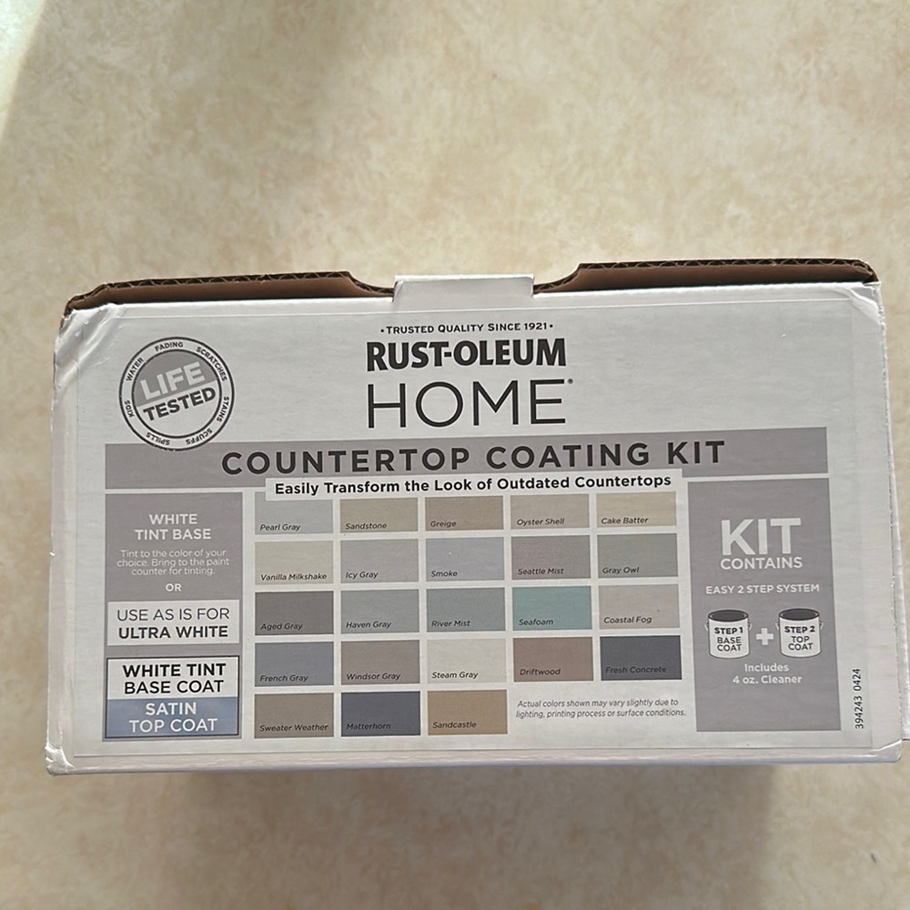Rust-Oleum Countertop Coating Kit - Picture 2 of 4